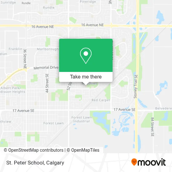 St. Peter School map