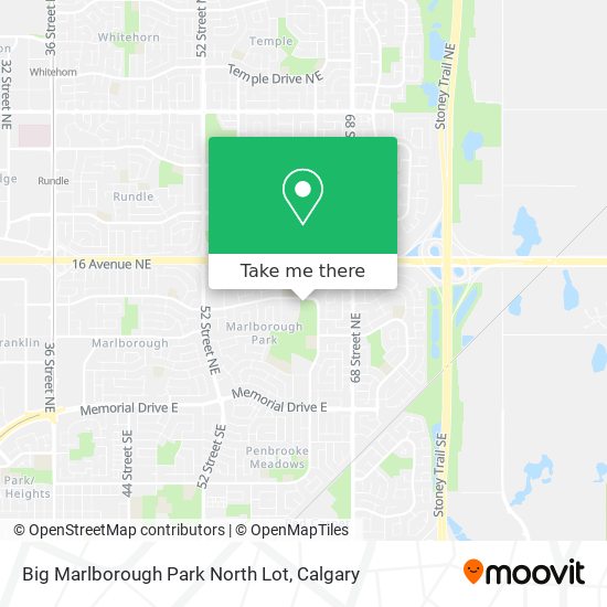 Big Marlborough Park North Lot plan