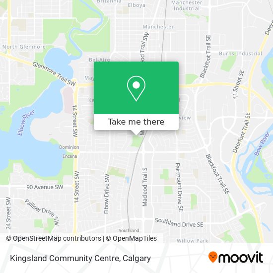Kingsland Community Centre map
