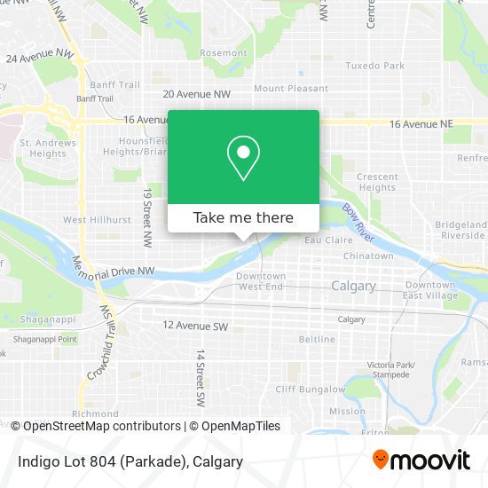 Indigo Lot 804 (Parkade) map