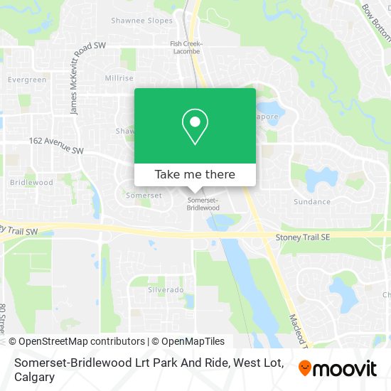 Somerset-Bridlewood Lrt Park And Ride, West Lot map
