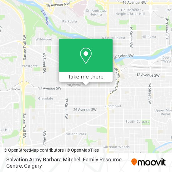 Salvation Army Barbara Mitchell Family Resource Centre map