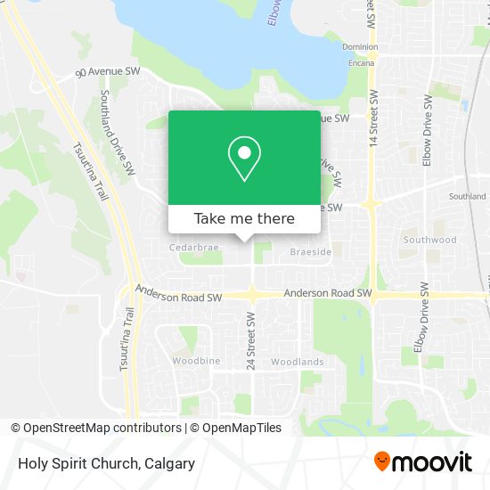 Holy Spirit Church map