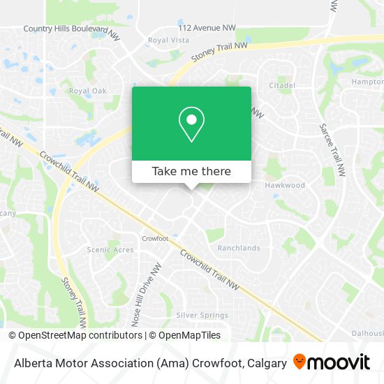 Alberta Motor Association (Ama) Crowfoot plan