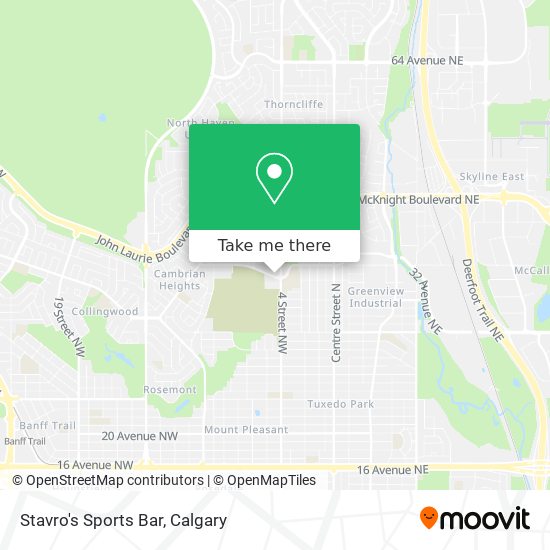 Stavro's Sports Bar plan