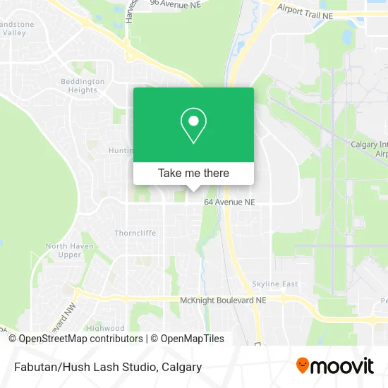 Fabutan/Hush Lash Studio map