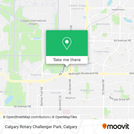 Calgary Rotary Challenger Park map