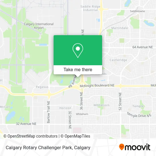 Calgary Rotary Challenger Park map