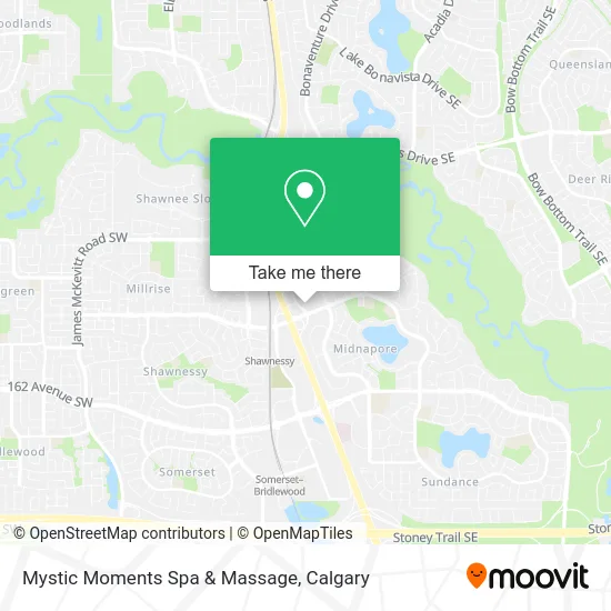 Mystic Moments Spa & Massage map