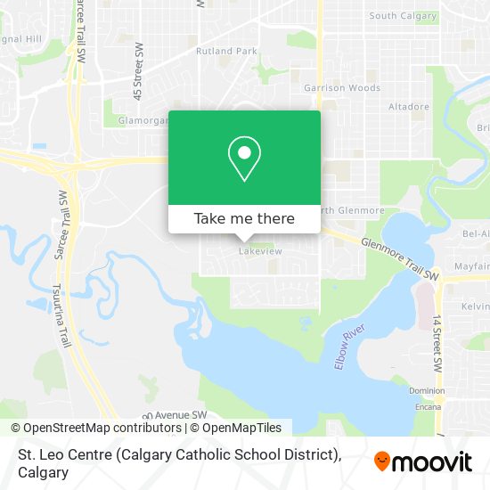 St. Leo Centre (Calgary Catholic School District) map