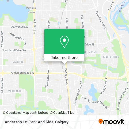 Anderson Lrt Park And Ride plan