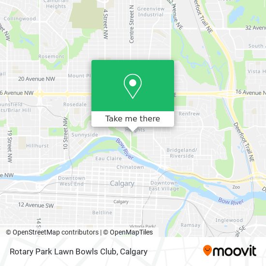 Rotary Park Lawn Bowls Club map