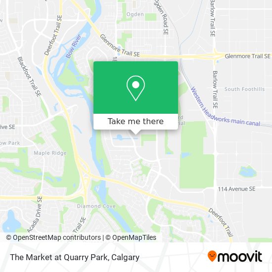 The Market at Quarry Park map