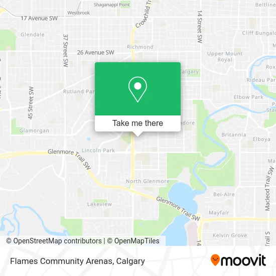 Flames Community Arenas map