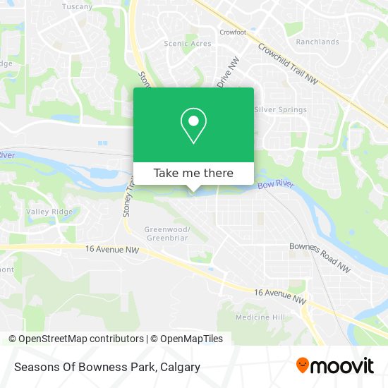 Seasons Of Bowness Park map
