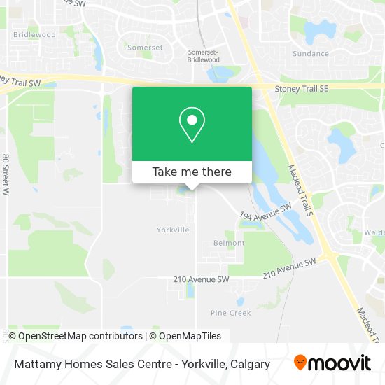 Mattamy Homes Sales Centre - Yorkville plan