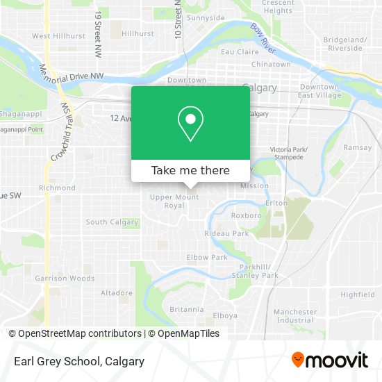 Earl Grey School map