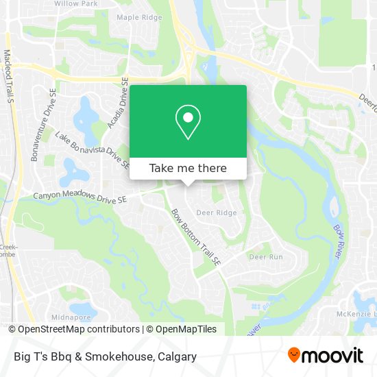 Big T's Bbq & Smokehouse plan