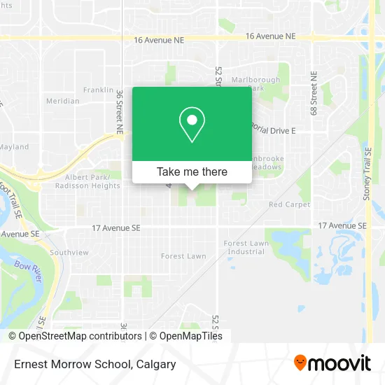 Ernest Morrow School map