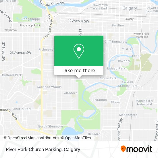 River Park Church Parking map