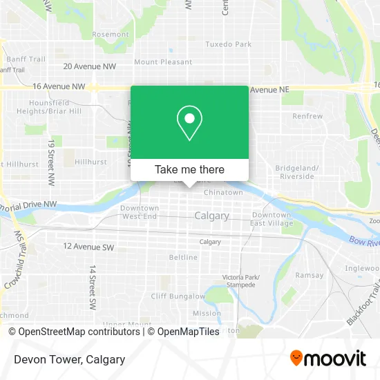 Devon Tower map