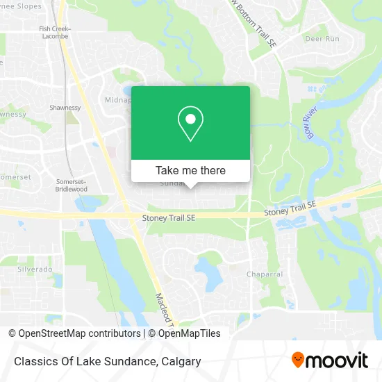 Classics Of Lake Sundance map