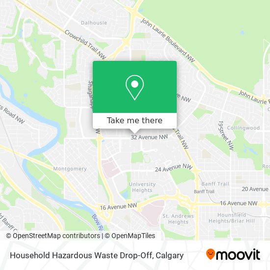 Household Hazardous Waste Drop-Off map