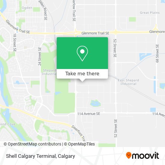 Shell Calgary Terminal plan
