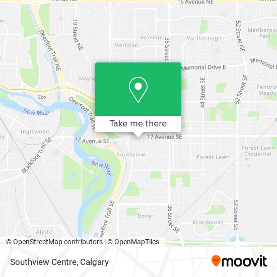 Southview Centre map