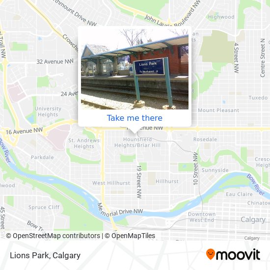 Lions Park map