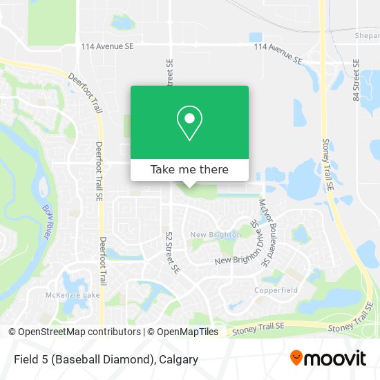 Field 5 (Baseball Diamond) map