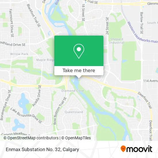 Enmax Substation No. 32 map