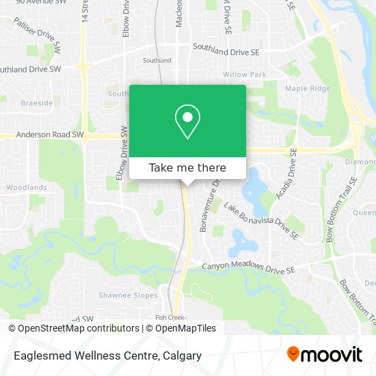 Eaglesmed Wellness Centre map