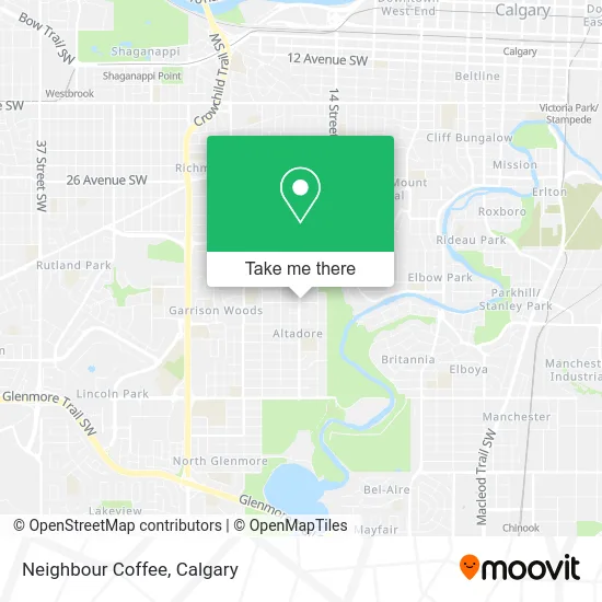 Neighbour Coffee map