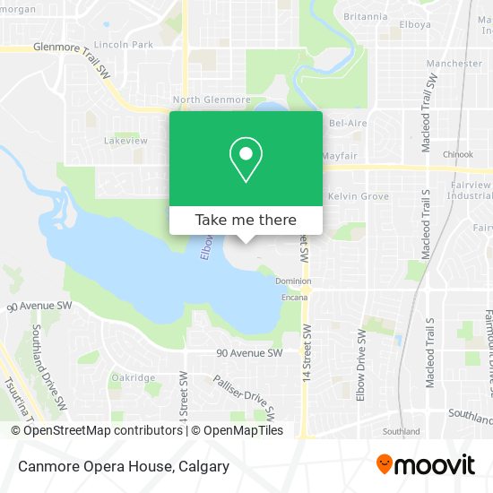 Canmore Opera House map