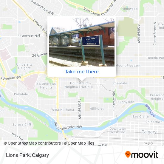 Lions Park map