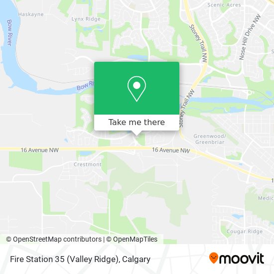 Fire Station 35 (Valley Ridge) map