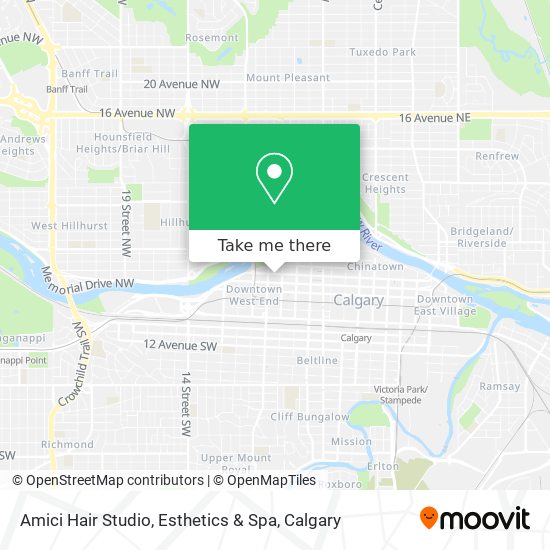 Amici Hair Studio, Esthetics & Spa map