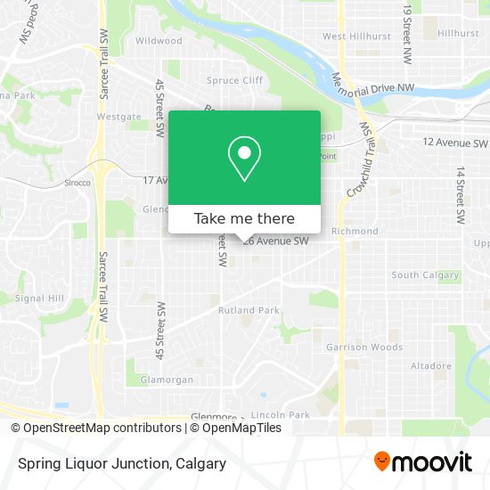 Spring Liquor Junction map