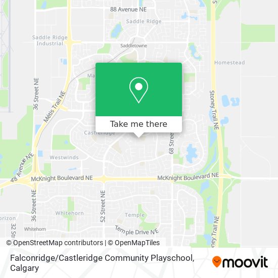 Falconridge / Castleridge Community Playschool map