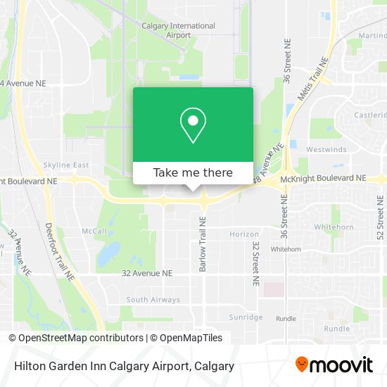 Hilton Garden Inn Calgary Airport plan