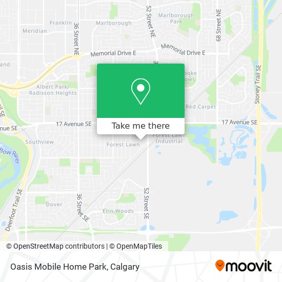 Oasis Mobile Home Park map