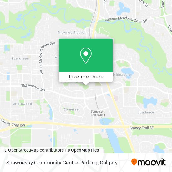 Shawnessy Community Centre Parking map