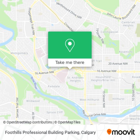 Foothills Professional Building Parking map