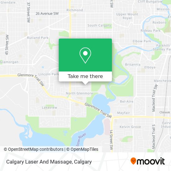 Calgary Laser And Massage map