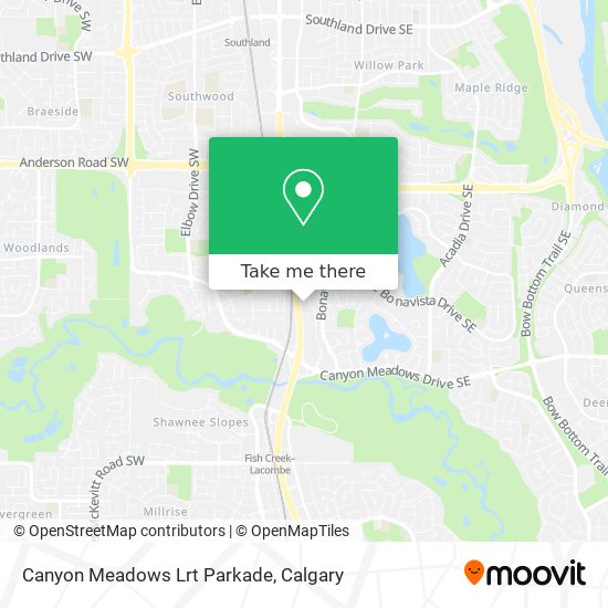 Canyon Meadows Lrt Parkade plan