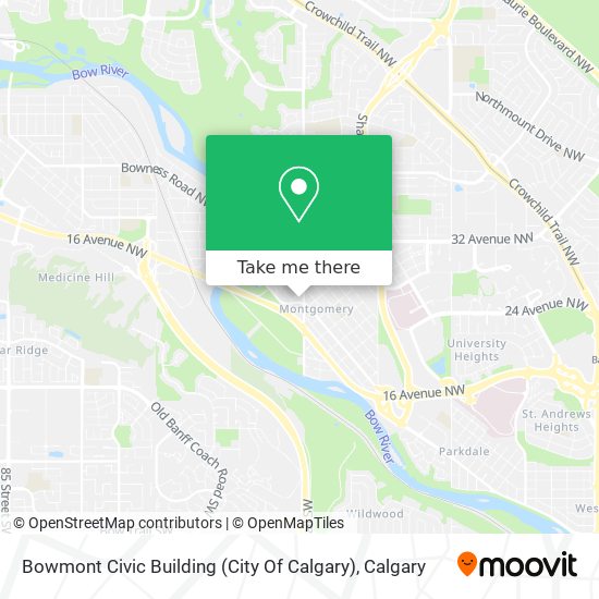 Bowmont Civic Building (City Of Calgary) plan