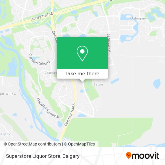 Superstore Liquor Store map