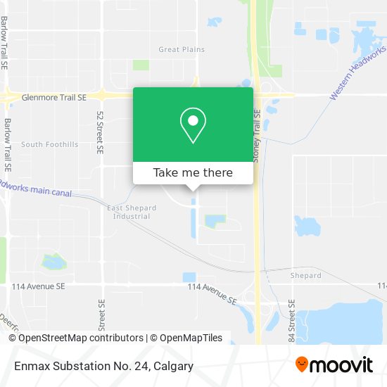 Enmax Substation No. 24 map