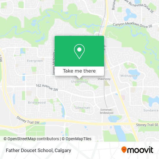 Father Doucet School map